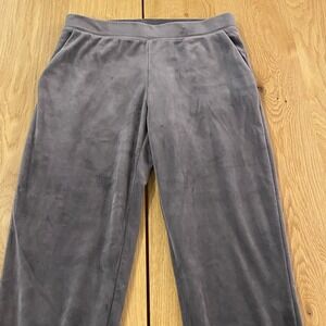 House of Harlow 1960 Women's Velvet Pants With Pockets Taupe Size S